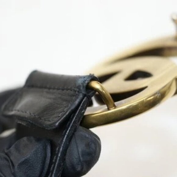 Gucci GG Marmont Leather Belt AP00T Size 95/38 - Black/Gold - Picture 13 of 16